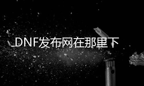 DNF发布网在那里下