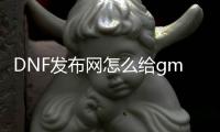 DNF发布网怎么给gm权限