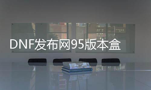 DNF发布网95版本盒子（DNF发布网盒子2021）