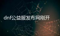 dnf公益服发布网刚开怎么玩,最新dnf公益服发布网开服表