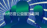 dnf仿官公益服发布网（dnf公益服发布网啥意思）